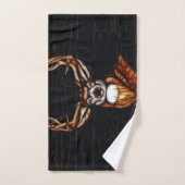Houten hout Deer Rustic Land op maat Bad Handdoek (Handdoek)