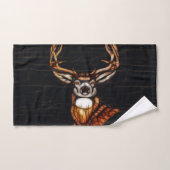 Houten hout Deer Rustic Land op maat Bad Handdoek (Handdoek)