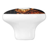 Houten hout Deer Rustin Land Keramische Knop (Zijkant)