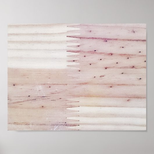 Houten Houtstructuur Poster (Voorkant)