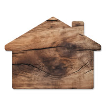 Houten Huis Yard teken blanco