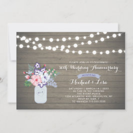 Houten Huwelijksjubileum Uitnodiging 30 Jaar