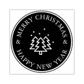 Houten inktpatroon rubberstempel (Afrduk)