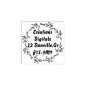 Houten inktpatroon rubberstempel (Afrduk)