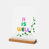 Houten Inspirerend acrylblok Acryl Bord (Hoek)