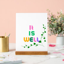 Houten Inspirerend acrylblok