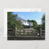 Houten Japanse brug Briefkaart (Voorkant / Achterkant)