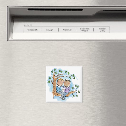 houten Jubileum Magneet (Insitu (Vaatwasser))