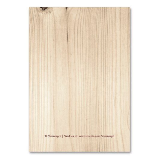 Houten Kaart (Achterkant)