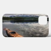 Houten kajak op de oever van Beaver Lake Case-Mate iPhone Case (Achterkant (horizontaal))