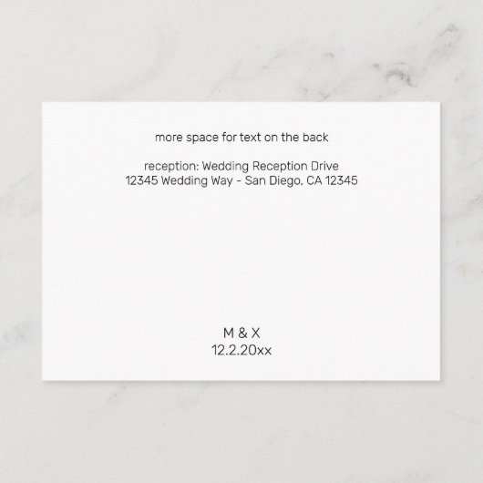 Houten Kant & Lichten & Blush & Perzik Bloemen Det Informatiekaartje (Achterkant)