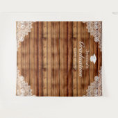 Houten Kanten Afstudeerfoto Achtergrond Tapijt Wandkleed (Voorkant (horizontaal))