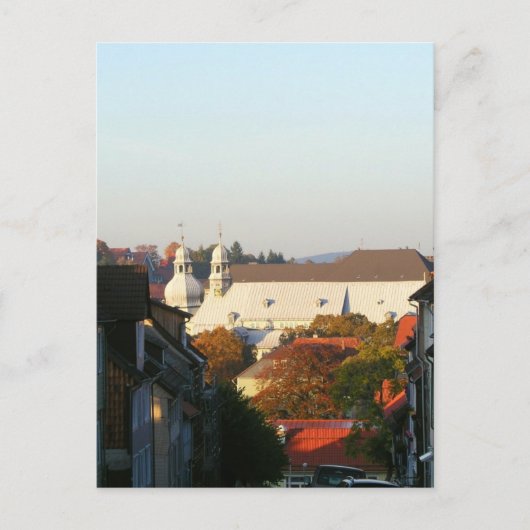 houten kerk briefkaart (Voorkant)