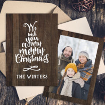 Houten Kerstboom Lettering Foto 