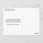 Houten kerstelijke eindexamen uitdrukking Proverbs Briefkaart (Achterkant)