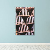 Houten Kistvallen Verticaal Canvas Afdruk (Insitu (Houten vloer))