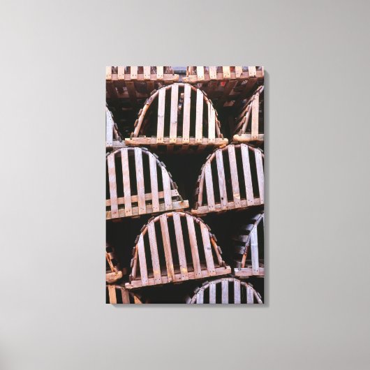 Houten Kistvallen Verticaal Canvas Afdruk (Voorkant)