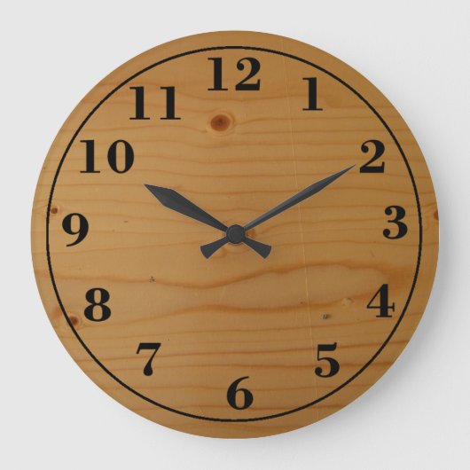 houten klok (Voorkant)