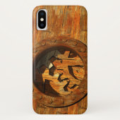 houten klok Case-Mate iPhone case (Achterkant)