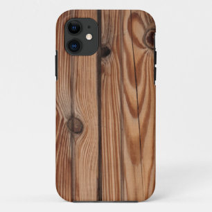 Houten Knoop - Houtnerf Textuur Case-Mate iPhone Case