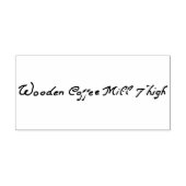 "Houten Koffiemolen 7" hoog" Rubber Art Stamp Rubberstempel (Afrduk)