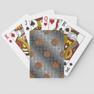 Houten Konijn Pokerkaarten