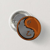 Houten Konijn Ronde Button 3,2 Cm (Voorkant /achterkant)