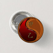 Houten Konijn Ronde Button 3,2 Cm (Voorkant /achterkant)