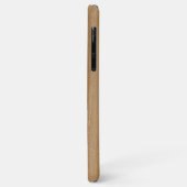 houten korrels / niet echt hout / casemat met naam Case-Mate iPhone case (Achterkant/links)