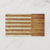 houten korreltimmerbouw of andere douane visitekaartje (Achterkant)