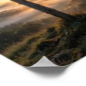 Houten Kruis bij Dageraad Poster (Hoek)