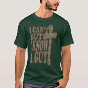 Houten Kruis van Christus 3d Christelijk Ontwerp T-shirt