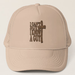 Houten Kruis van Christus 3d Christelijk Ontwerp Trucker Pet