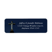  Houten Kruisnaam en Adresetiket Etiket (Voorkant)