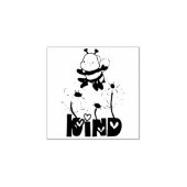 Houten kunststempel - Bee Kind Rubberstempel (Afrduk)