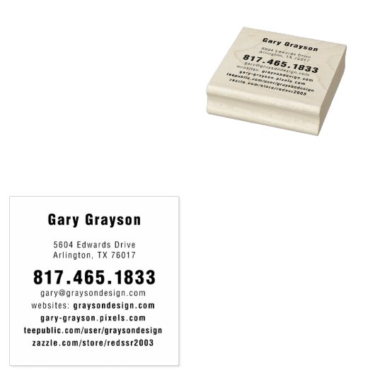 Houten Kunststempel-GGCS Rubberstempel (Gestempeld)