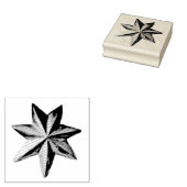 houten kunststempel rubberstempel (Gestempeld)