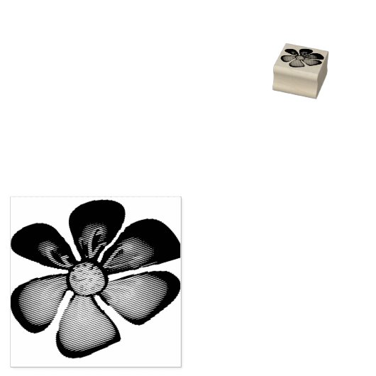 houten kunststempel rubberstempel (Gestempeld)