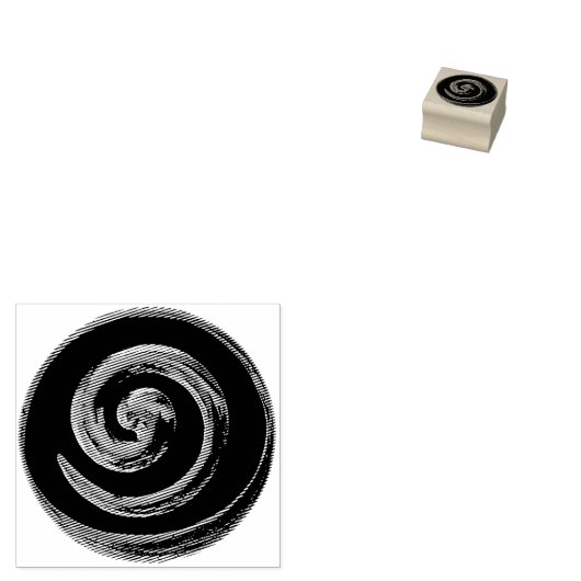 houten kunststempel rubberstempel (Gestempeld)