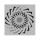 houten kunststempel rubberstempel (Afrduk)