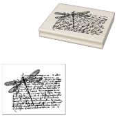 houten kunststempel rubberstempel (Gestempeld)