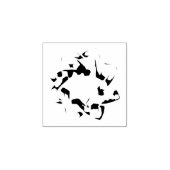 houten kunststempel rubberstempel (Afrduk)