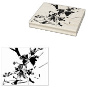 houten kunststempel rubberstempel (Gestempeld)