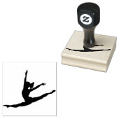 Houten kunststempels/danser rubberstempel (Gestempeld)