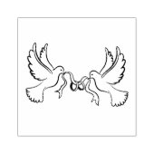 Houten kunststempels/duiven rubberstempel (Afrduk)