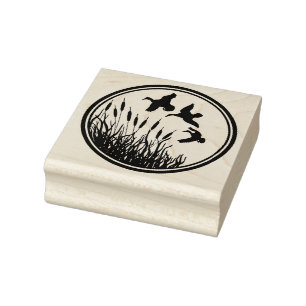 Houten kunststempels/eenden rubberstempel