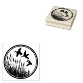 Houten kunststempels/eenden rubberstempel (Gestempeld)