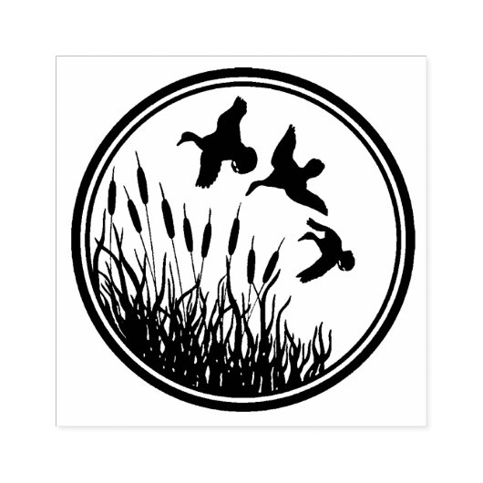 Houten kunststempels/eenden rubberstempel (Afrduk)