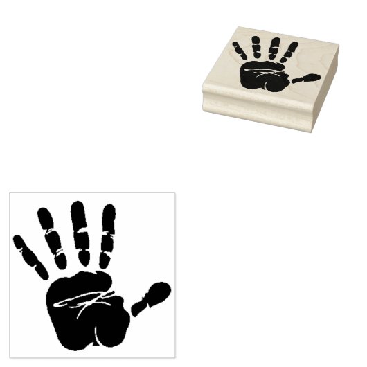 Houten kunststempels/handdruk rubberstempel (Gestempeld)