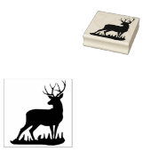Houten kunststempels/Herten Buck Rubberstempel (Gestempeld)